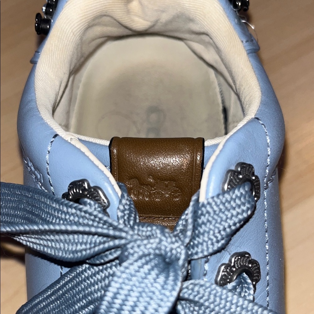 Women’s Blue Coach Sneakers - Picture 6 of 8